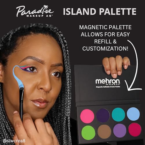8 Color Face & Body Paint Palette, Water Activated M7690