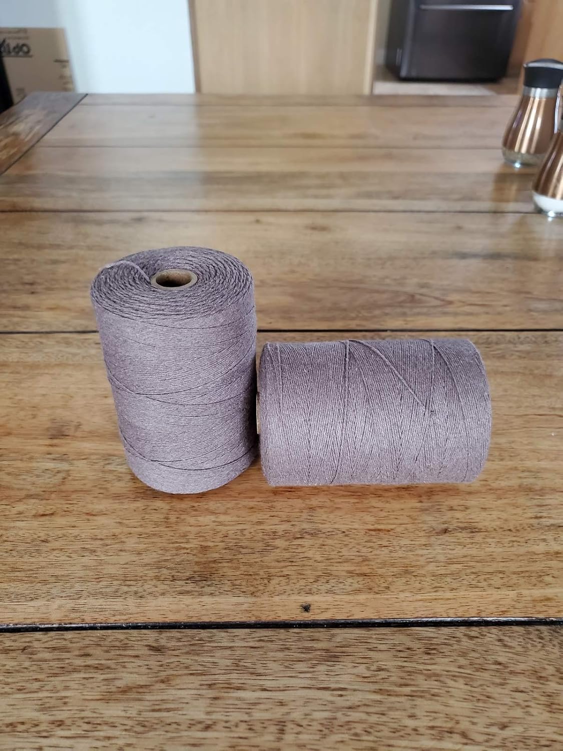 Cotton Rug Yarn with Weaving Needles for Lap Loom X225183