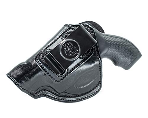 IWB Leather J Frame Revolver Holster for .38 Special Snub Nose B48967
