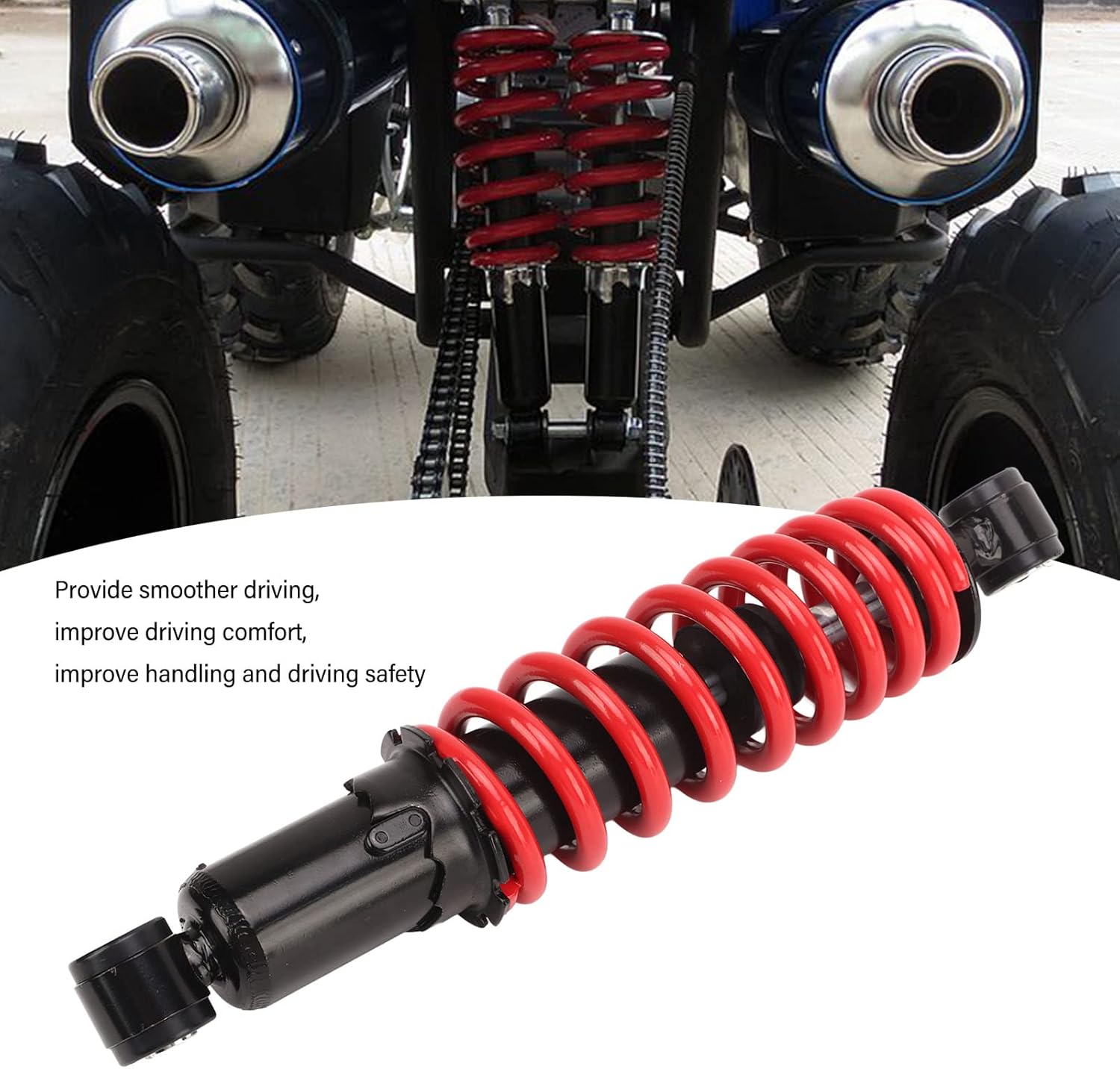 Motorcycle Shock Absorber, 285mm 5-Level Adjustable Damping Y234170