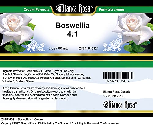 Boswellia 4:1 Cream 2 oz, 2 Pack M7169