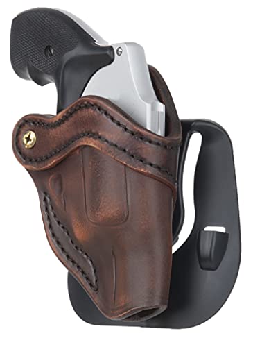 J-Frame Revolver Paddle Holster OWB Right Handed Leather P2522