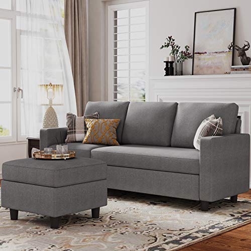 Convertible Sectional Sofa L Shaped Couch with Reversible Chaise U238492