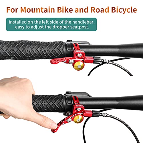 Dropper Post Lever for Mountain Bike and Road Bicycle Handlebars L642615