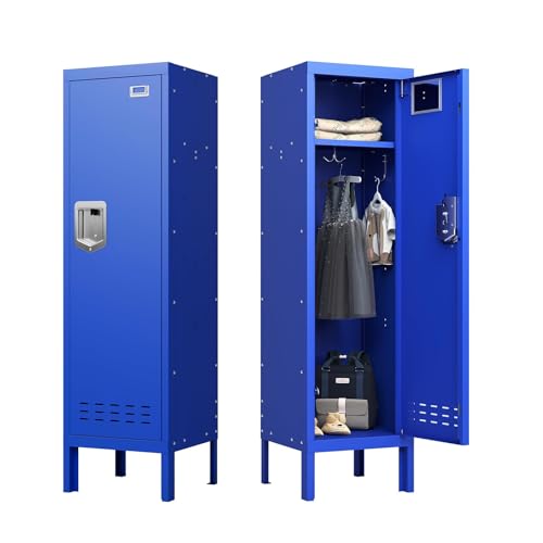 5-Door Steel Storage Locker with Hooks and Card Slots M92401