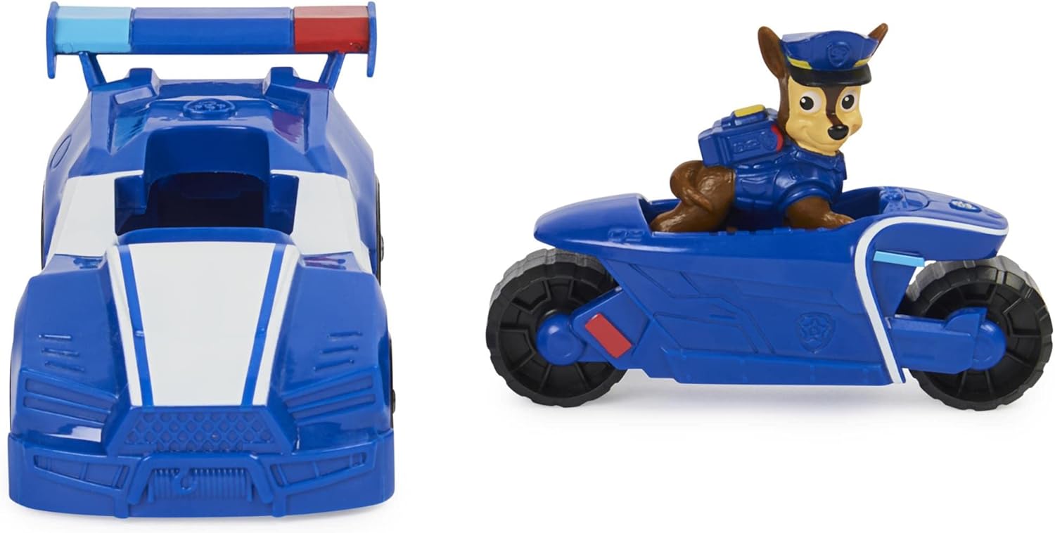 Chase Mini Movie Vehicle Set 2 in 1 Car & Motorcycle A7958