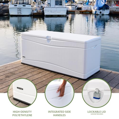 Extra Large Deck Box, 130 Gallon, Desert Sand/Brown V622519