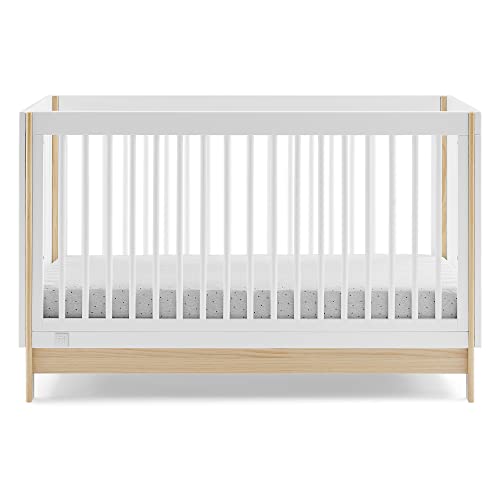 4-in-1 Convertible Crib, Bianca White/Natural A58351