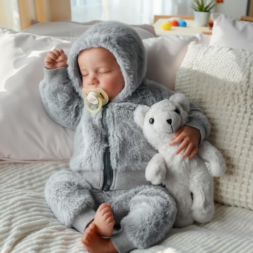 Lifelike Reborn Baby Doll Silicone Full Body Boys 17 Inch G466746