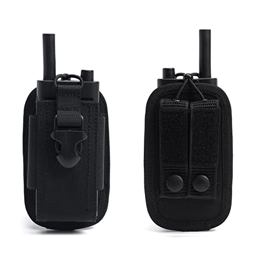 Tactical Radio Holster with MOLLE Strap and Belt Clip P2314