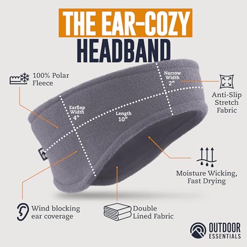 Ear Warmer Headband for Women Winter Fleece Running Headband C407388