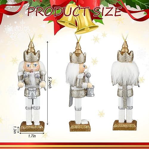 Christmas Nutcracker Ornaments Wooden Hanging Decorations 5 Inch H421