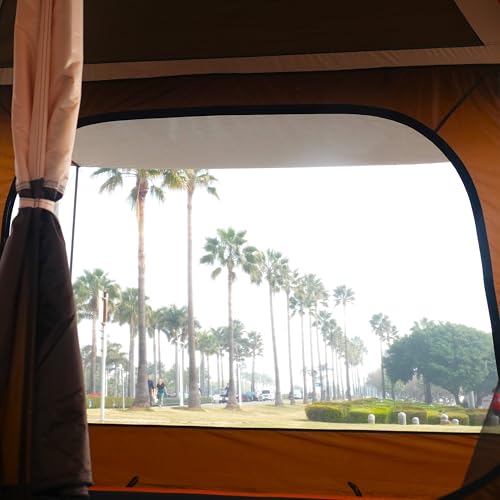 Extra Large Family Cabin Tent for Camping, 2 Rooms, 3 Doors, Waterproof E6603