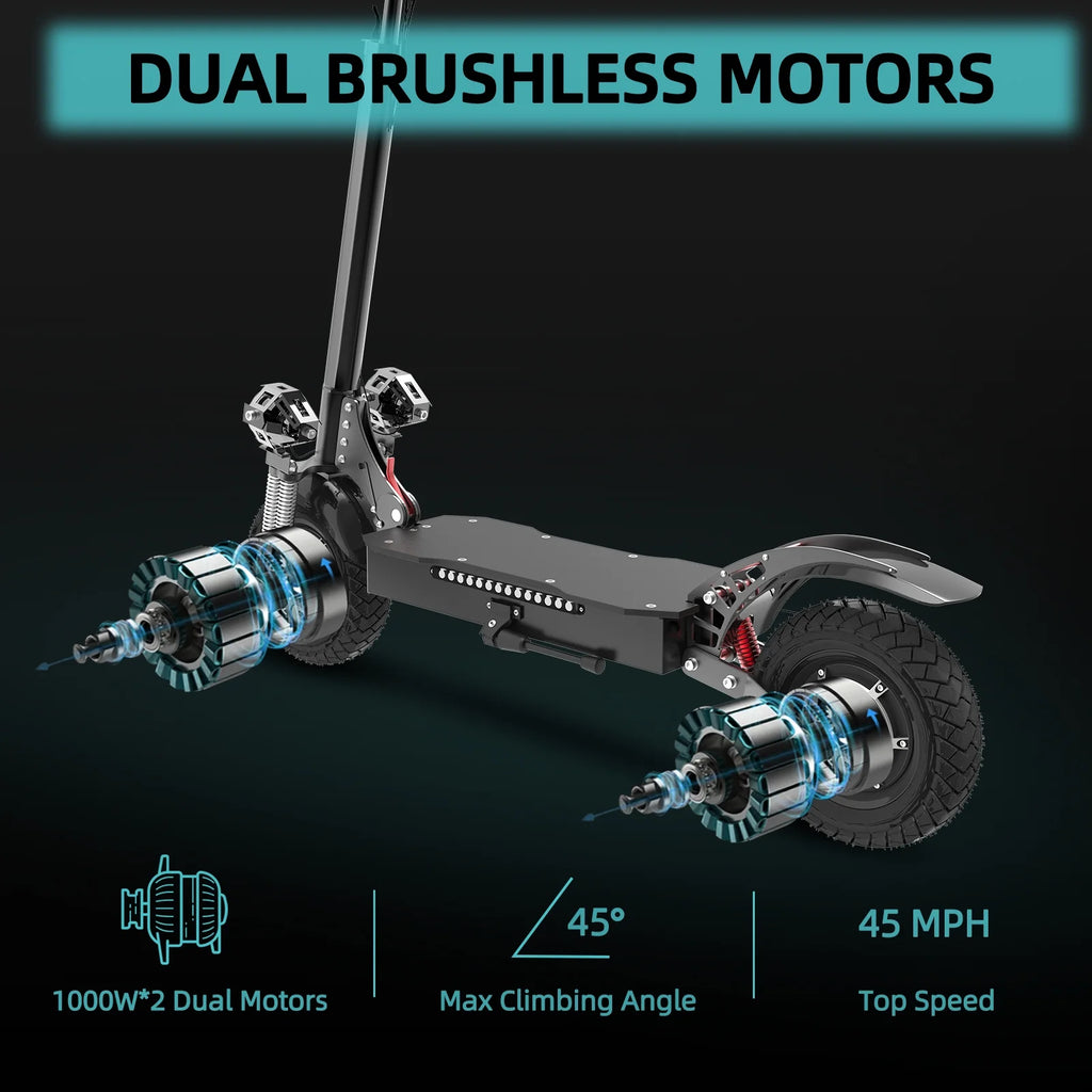 Adult Electric Scooter 2600W 45 MPH 40 Mile Range K8755
