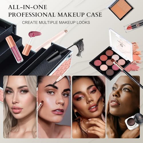 Professional Makeup Set for Teens and Girls with Train Case F23556
