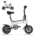TST Folding Electric Bike, Electric Bicycle 450W Peak Motor, Ebike 16MPH,Up to 15 Miles, 12" Pneumatic Tires for Better Driving Experience, Adjustable Seat and Dual Fenders
