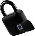 Smart Waterproof Fingerprint Padlock, New Smart Padlock, Biometric Locker Lock, Anti Theft Safety Dormitory Door Electronic Lock for House Door, Suitcase, Bike, Gym, Office