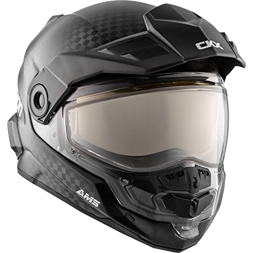 Carbon Solid Full Face Helmet with Double Shield J385494