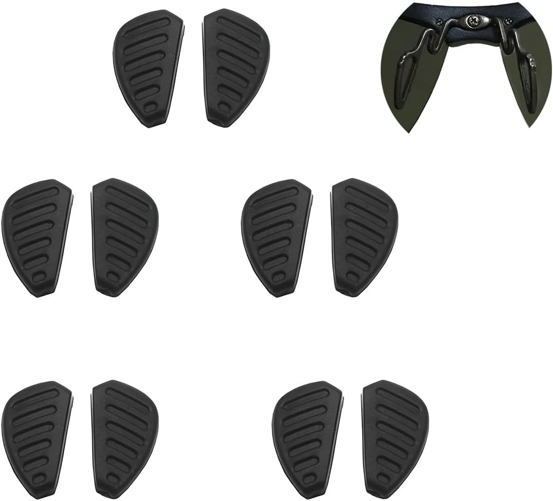 5 Pairs Plug-in Sunglass Nose Pads,NLQHOPTS Eyeglass Replacement Nose Piece Anti-Slip Soft Silicone Sport Nose Guard Nose Bridge Pads for Eyeglass Glasses Sunglasses