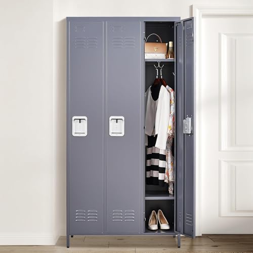 Metal Lockers with Shelves 72" H for Employees C448234