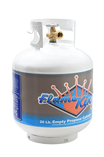 20 lb Steel Propane Tank Cylinder with Type 1 Valve for Grills and BBQs J64752