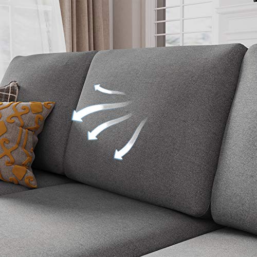 Convertible Sectional Sofa L Shaped Couch with Reversible Chaise U238492