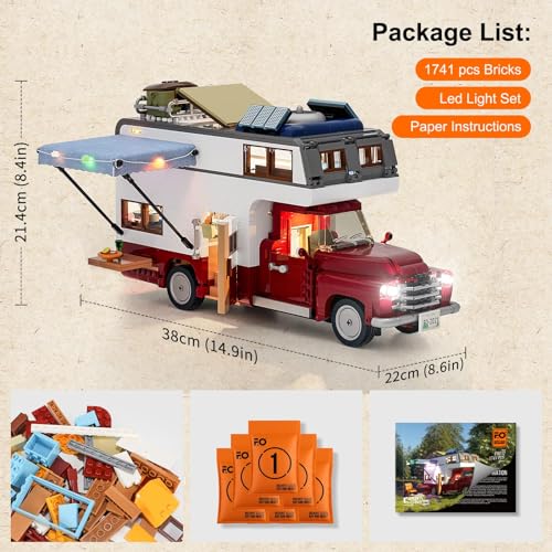 Camper Van Building Set with LED Lighting Kit Z407387