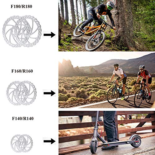 Bike Disc Brake Kit, Aluminum Caliper and Lever, 160mm Rotor B614