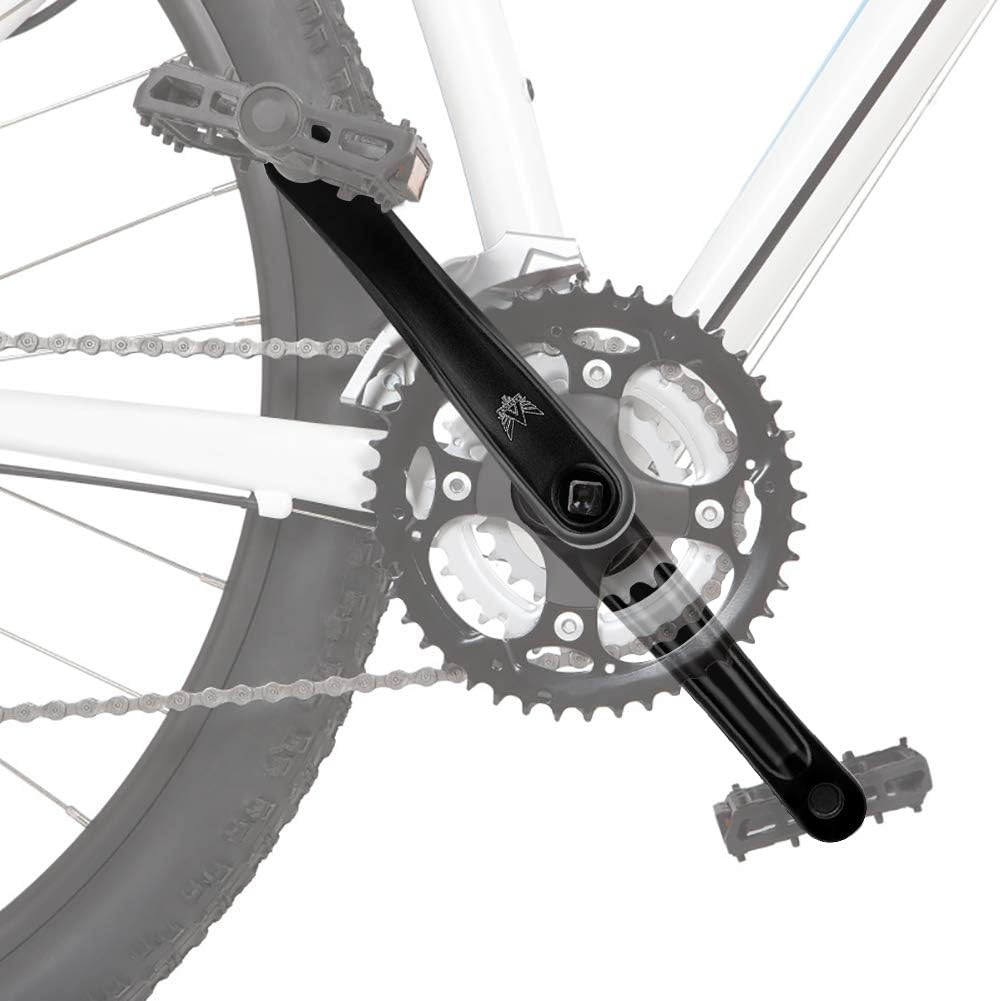 Bike Crank Arm, 170mm, Left Side Replacement for Bicycles J388
