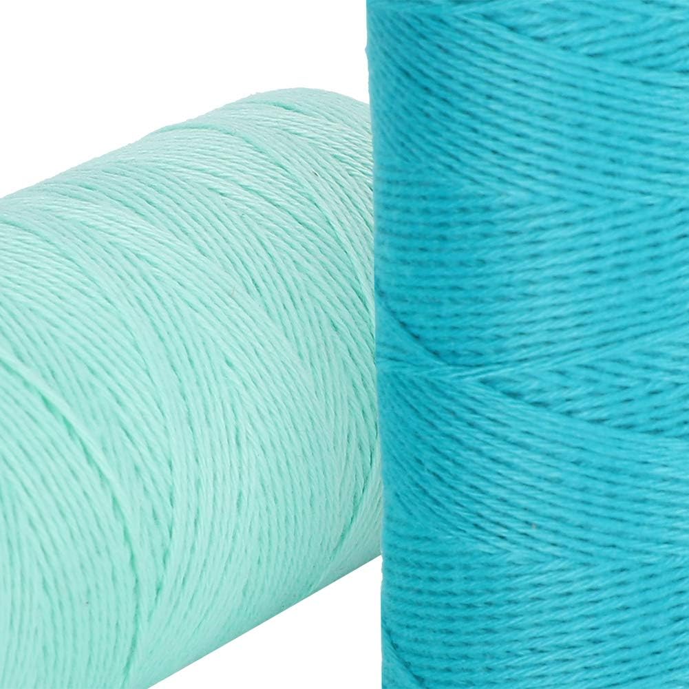 2 Rolls Cotton Loom Warp Yarn for Knitting Tatting Carpet Tapestry Crafts L42431
