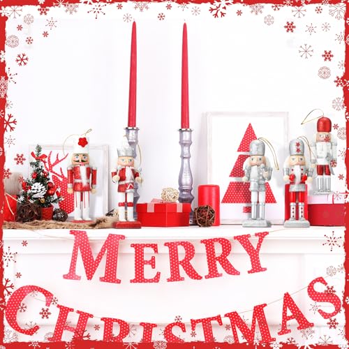Christmas Nutcracker Ornaments Wooden Hanging Decorations 5 Inch H421