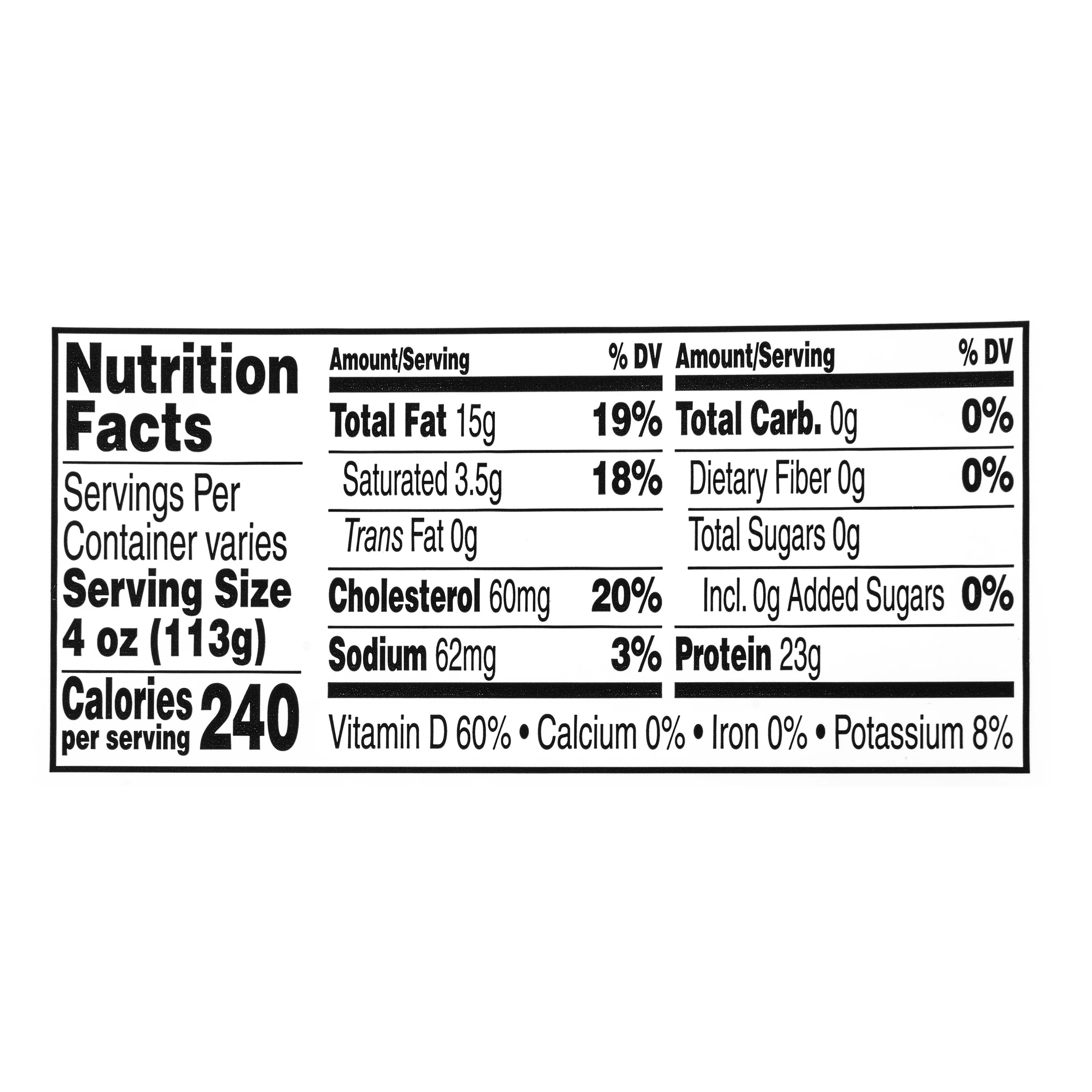 Atlantic Salmon Fillets, 2-3 lb Whole Side L407407