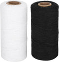 2Pcs Loom Warp Thread, 250M 1mm Warp Weaving Thread 8/4 Warp Cotton Thread Rug Yarn Lap Loom warp Thread for Weaving Carpet Tapestry Rug Blanket