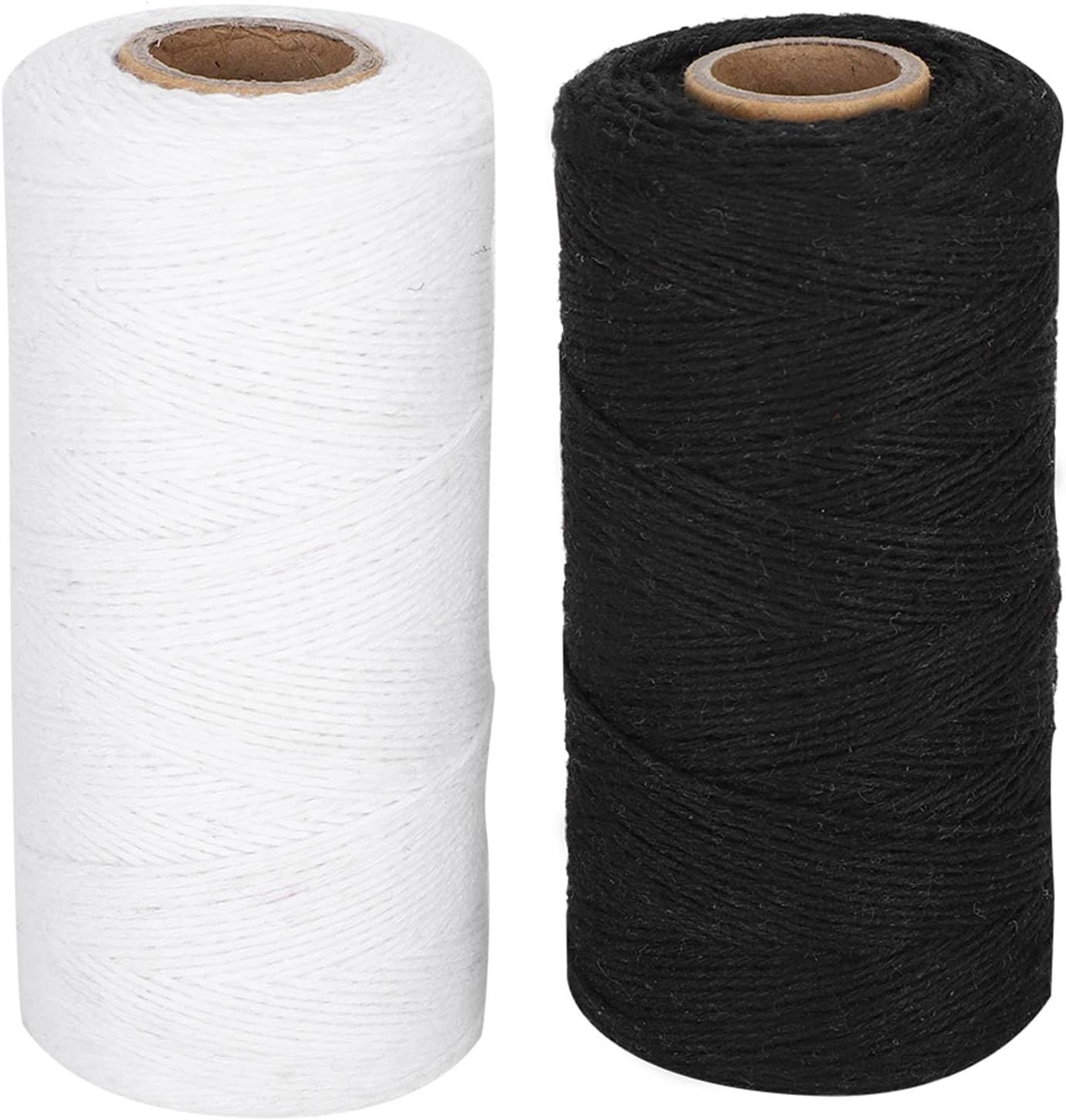 2Pcs Loom Warp Thread, 250M 1mm Warp Weaving Thread 8/4 Warp Cotton Thread Rug Yarn Lap Loom warp Thread for Weaving Carpet Tapestry Rug Blanket