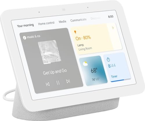 Google Nest Hub 7” Smart Display with Google Assistant (2nd Gen) - Chalk