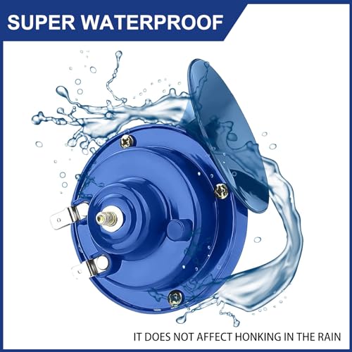 Car Air Snail Double Horn 12V Waterproof Mini Size J1325