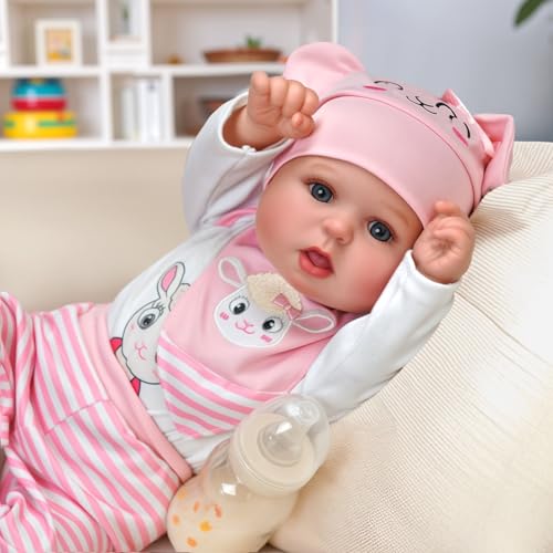 20 Inch Handmade Realistic Reborn Baby Doll with Soft Body Q8447