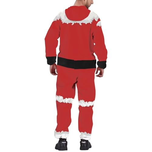 Adult Onesie Hooded One-Piece Pajama Zipper Jumpsuit for Men and Women I930
