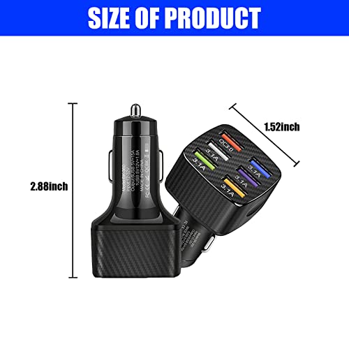 6-Port USB Fast Charger Car Adapter A797
