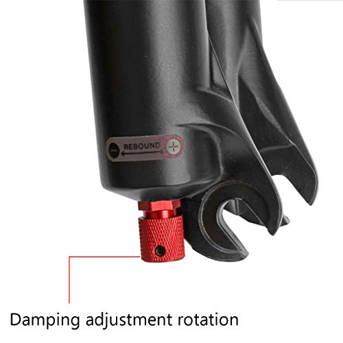 Front Suspension Fork, Damping Adjustment Bicycle Shock Absorber, 26/27.5/29in 100mm Travel U2560