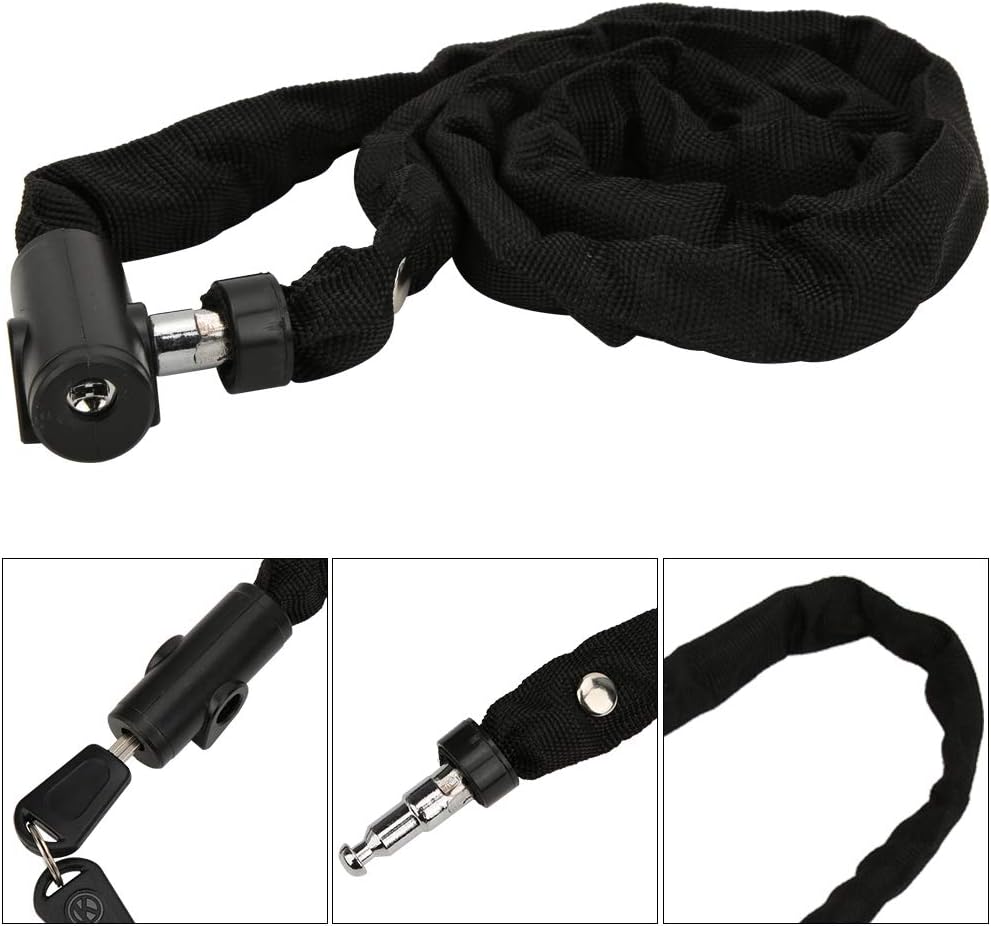 Heavy Duty Anti-Theft Bike Chain Lock, 1.2m H280