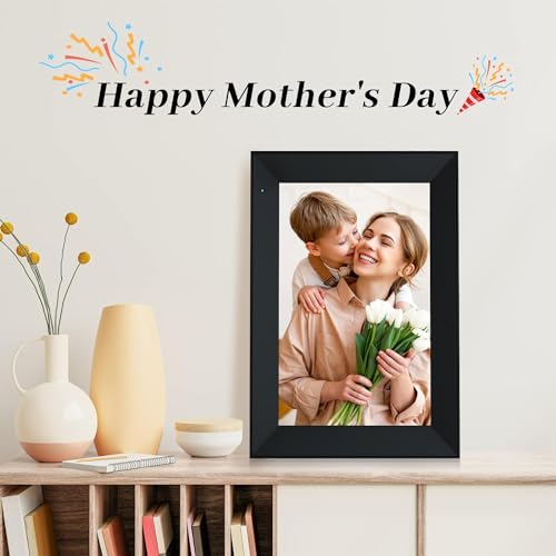 WiFi Digital Photo Frame 10.1 Inch IPS HD Touch Screen with 32GB Storage O9566