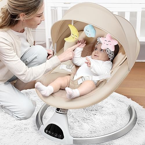 Portable Baby Swing with Music and Remote Control K431768