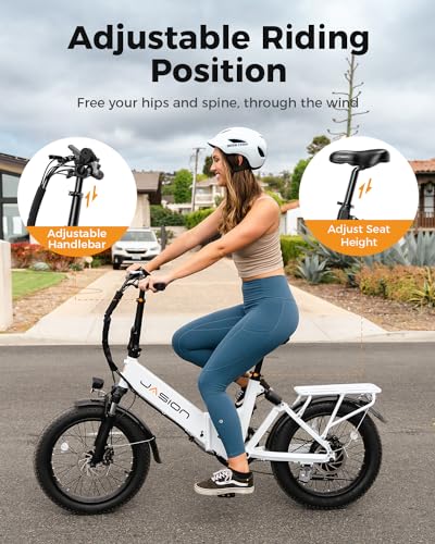 Folding Electric Bike for Adults, 850W Motor, 55 Miles Range, 20" Fat Tire U2240