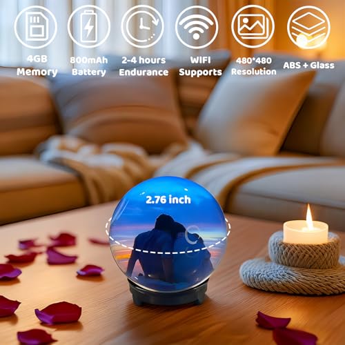 Memory Sphere Lamp with Video and Photo Upload Y997