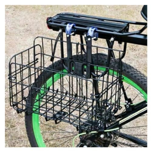Foldable Metal Bike Basket for Front Rear Storage Q245861
