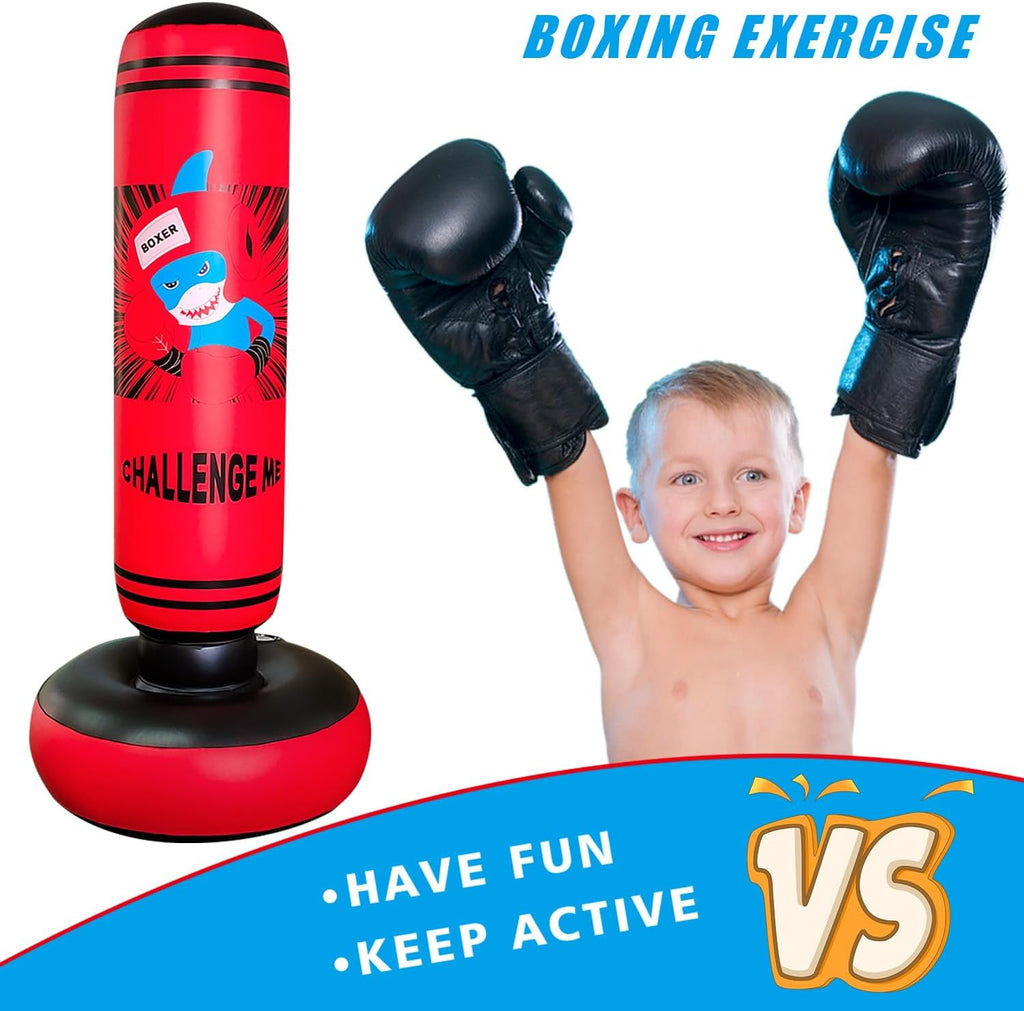 Inflatable Dinosaur Punching Bag for Kids Boxing Toy E152757