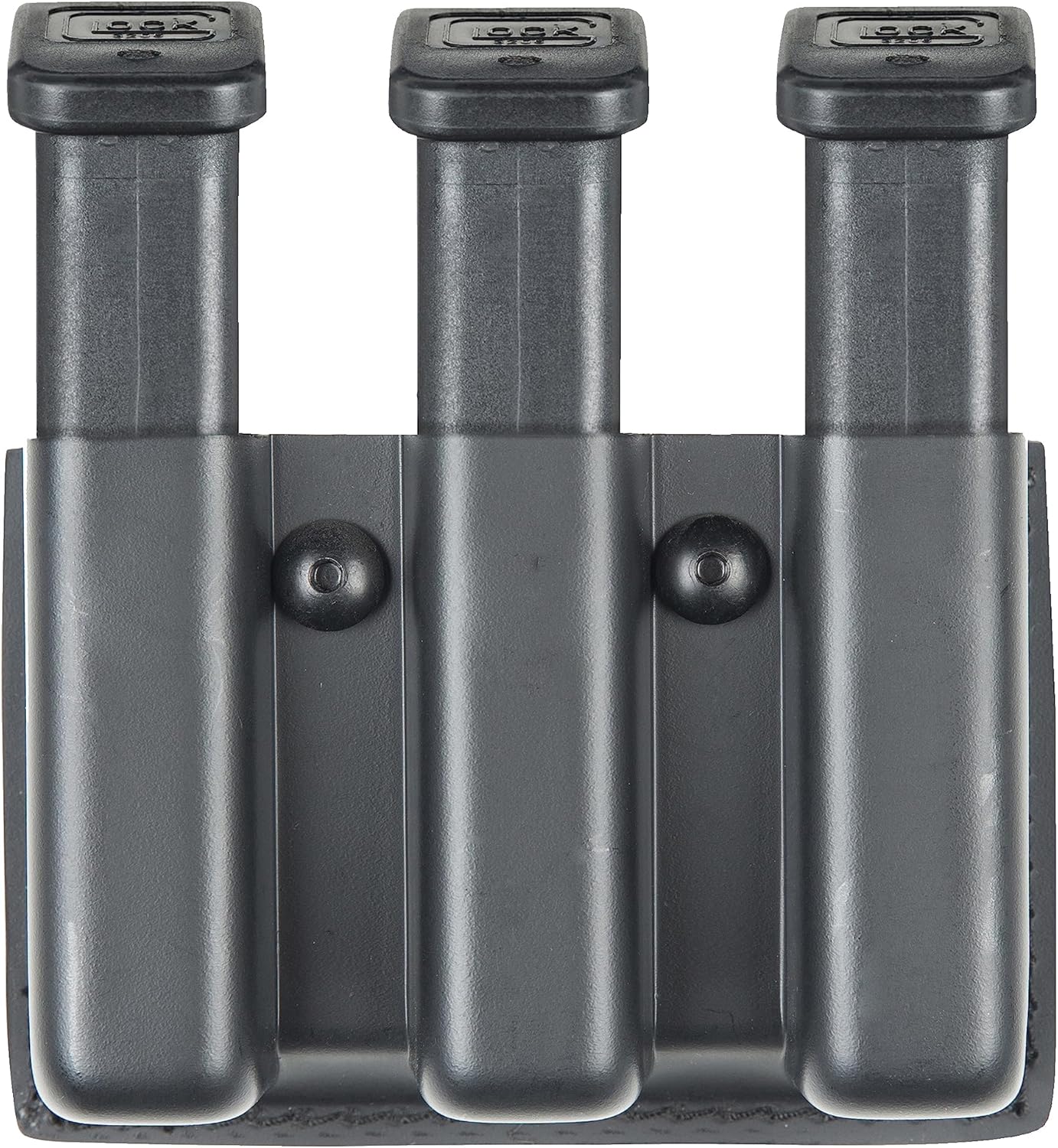Safariland Duty Gear Bianchi 775-53-13: Slimline Open-Top Triple Magazine Pouch, STX Tactical, Black