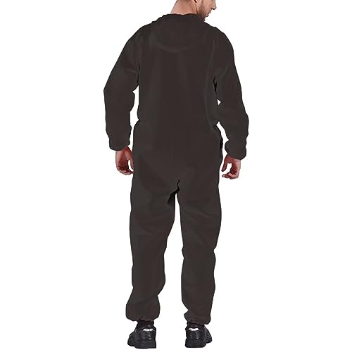Adult Onesie Hooded One-Piece Pajama Zipper Jumpsuit for Men and Women I930