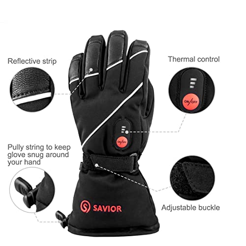 Rechargeable Heated Gloves for Skiing and Snowboarding Y2684